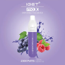 iget max grape berry ice 2300 puffs