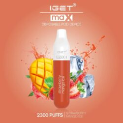 iget max strawberry mango ice 2300 puffs