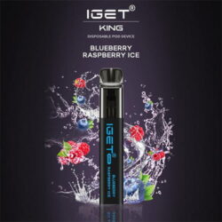 IGET King blueberry raspberry ice 2600 puffs