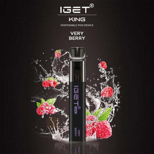 IGET King very berry ice 2600 puffs