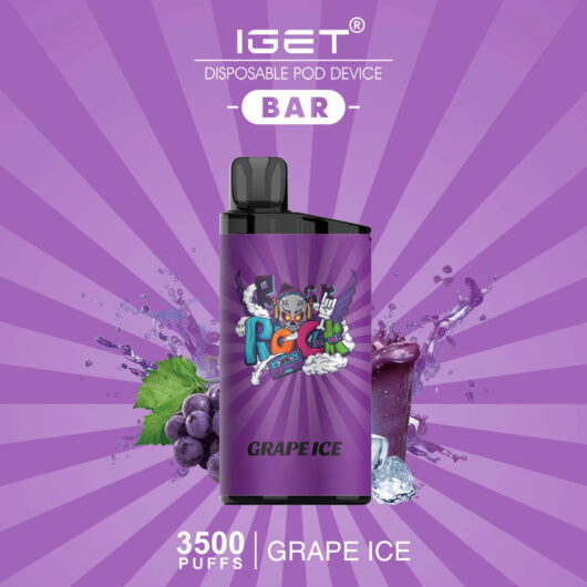 IGET Bar grape ice 3500 puffs