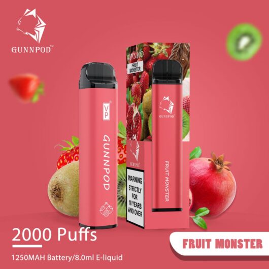 GUNNPOD - FRUIT MONSTER - 2000 PUFFS
