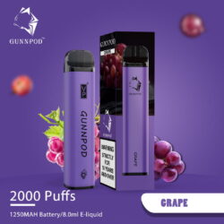 GUNNPOD - GRAPE - 2000 PUFFS