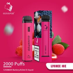 GUNNPOD - LYCHEE ICE - 2000 PUFFS
