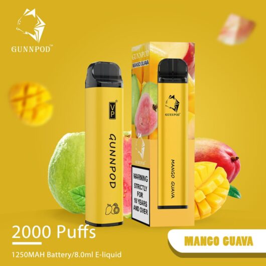 GUNNPOD - MANGO GUAVA - 2000 PUFFS