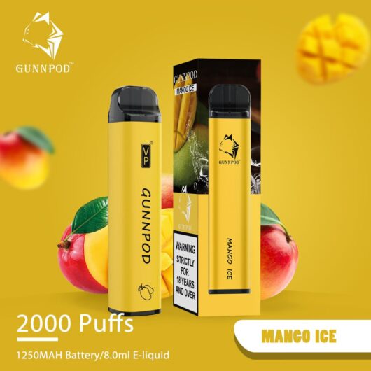 GUNNPOD - MANGO ICE - 2000 PUFFS