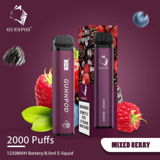 GUNNPOD - MIXED BERRY - 2000 PUFFS